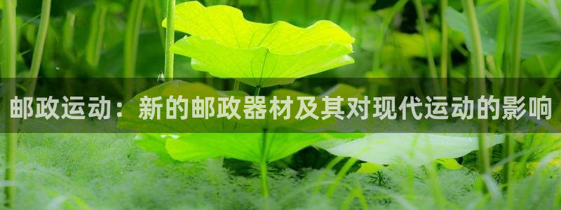 球速体育QsTY官网下载娱乐:邮政运动:新的邮政器材及其对现